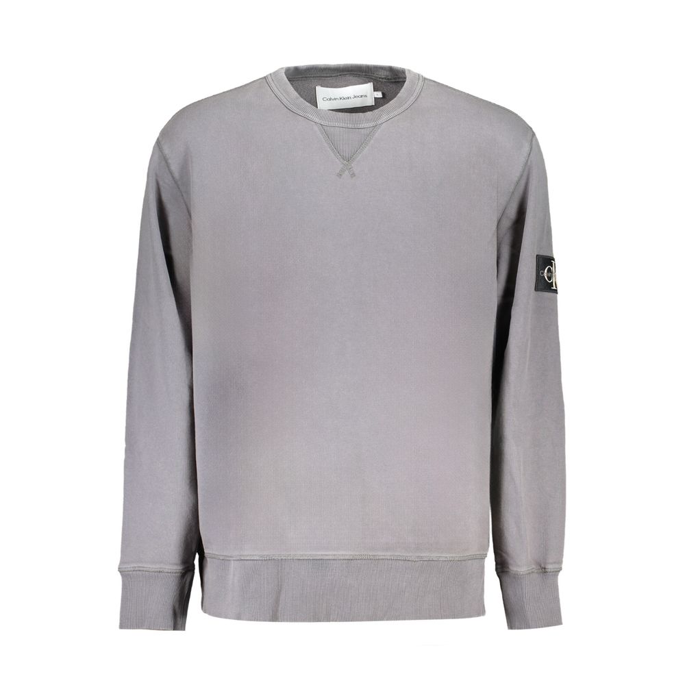 Brauner Baumwollpullover für Herren
