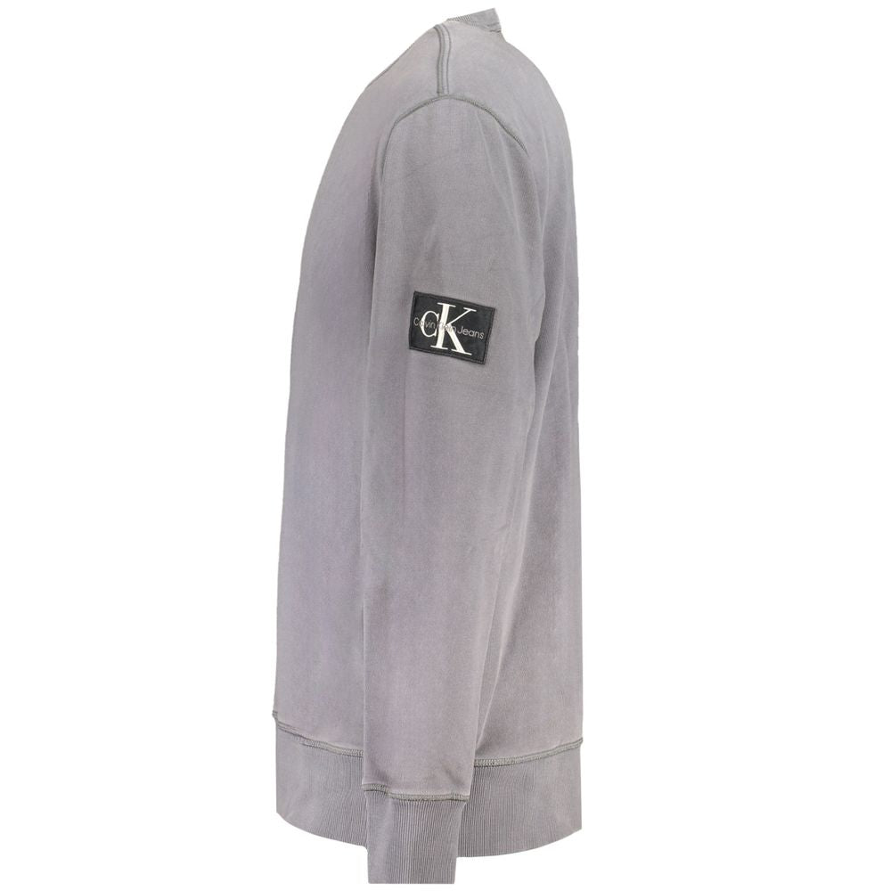 Brauner Baumwollpullover für Herren