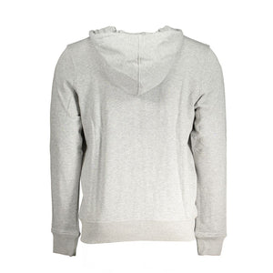 Grauer Baumwollpullover