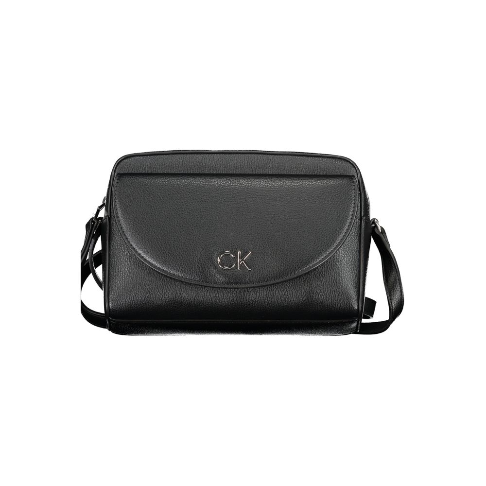 Schwarze Handtasche aus Polyethylen