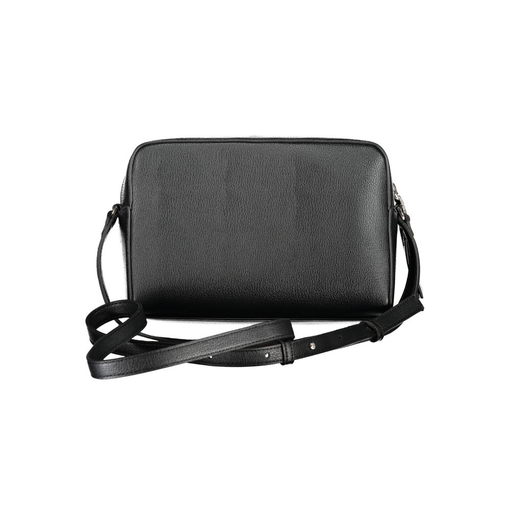 Schwarze Handtasche aus Polyethylen