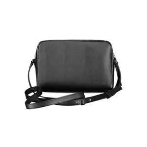 Schwarze Handtasche aus Polyethylen