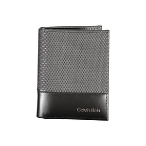 Schwarze Lederbrieftasche