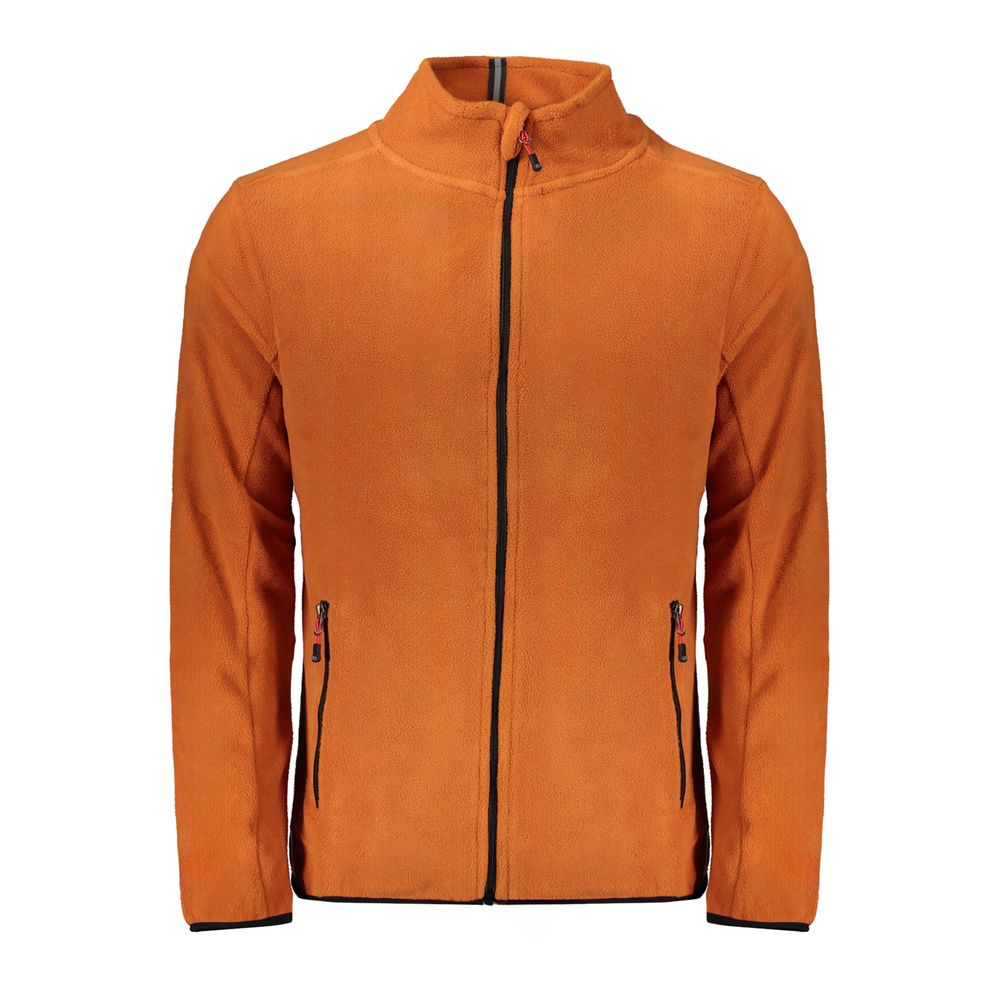 Brauner Polyester-Herrenpullover