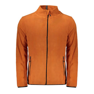 Brauner Polyester-Herrenpullover