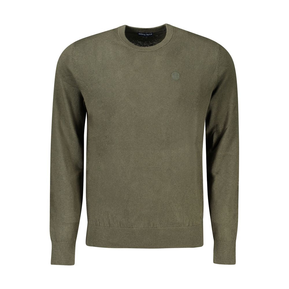 Grüner Baumwollpullover