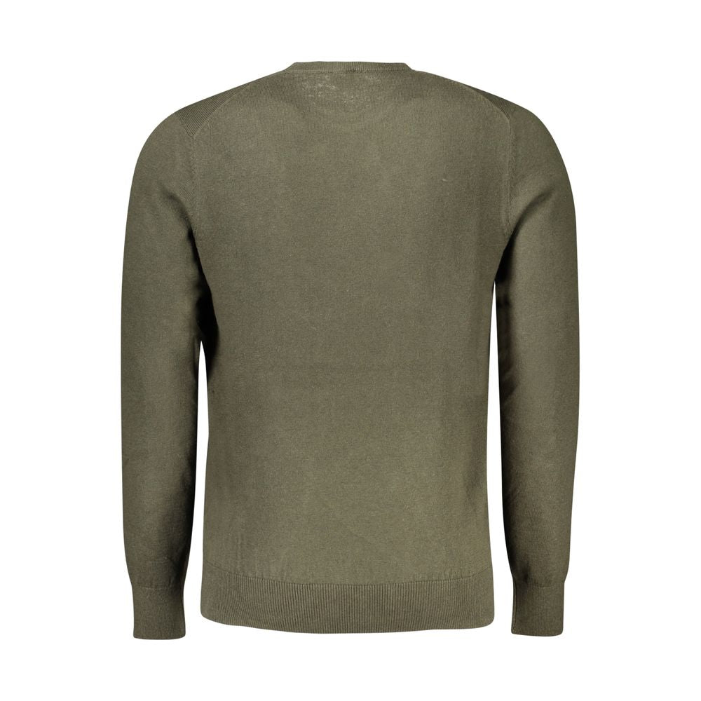Grüner Baumwollpullover