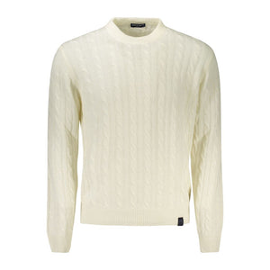 Weißer Wollpullover für Herren