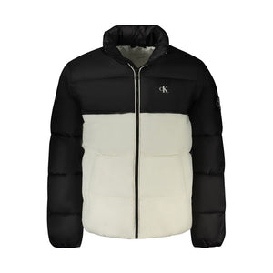Weiße Polyester-Herrenjacke