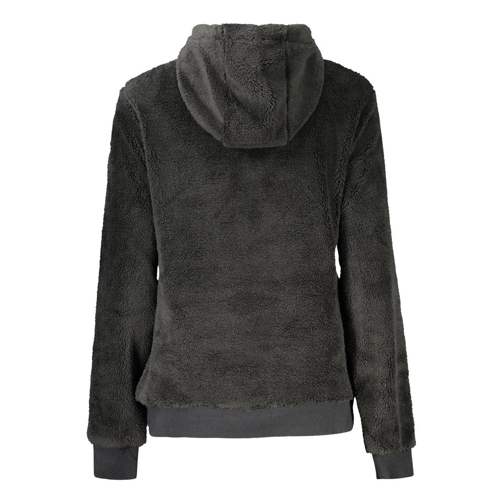 Schwarzer Polyester-Damenpullover