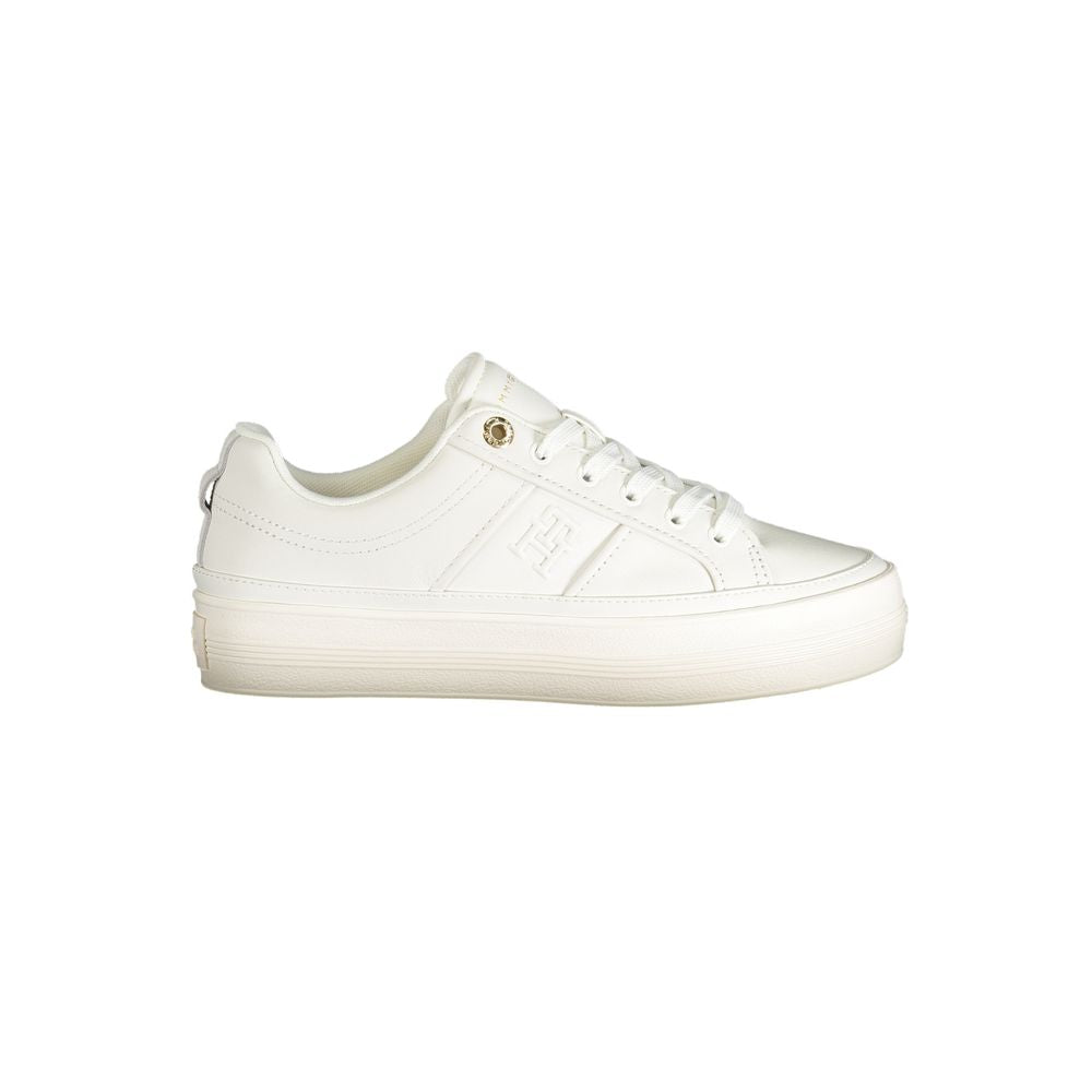 Weiße Polyethylen Damen Sneaker