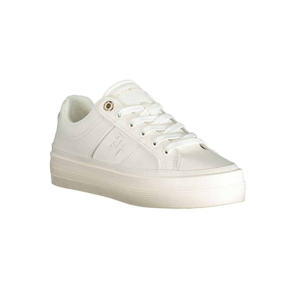 Weiße Polyethylen Damen Sneaker