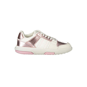 Weiße Polyethylen Damen Sneaker