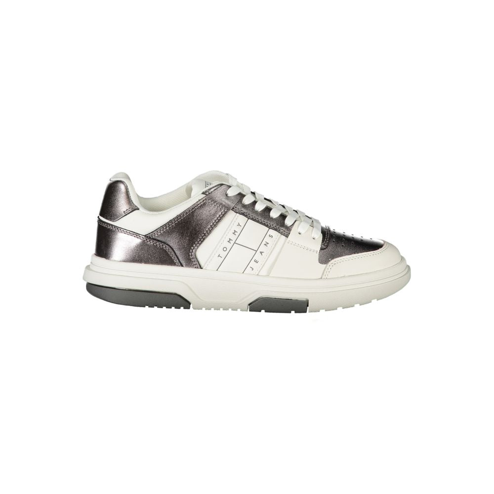 Weiße Polyethylen Damen Sneaker