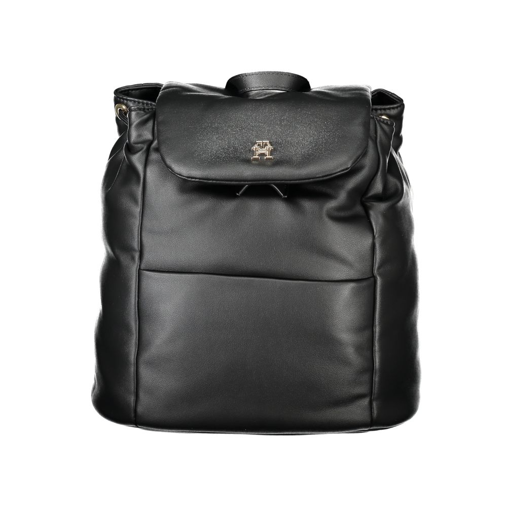 Schwarzer Polyester-Rucksack für Damen