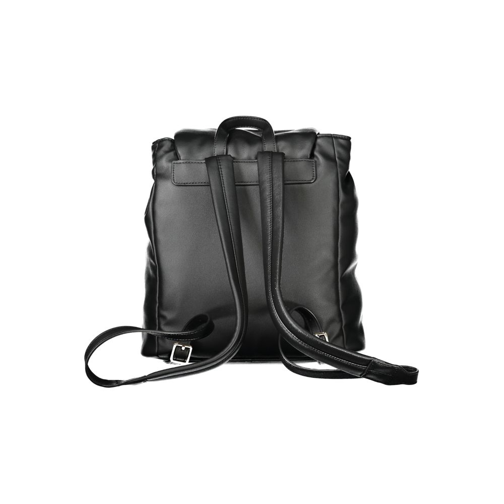 Schwarzer Polyester-Rucksack für Damen