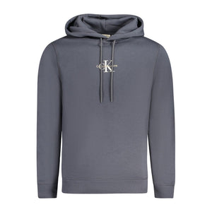 Blauer Baumwollpullover für Herren