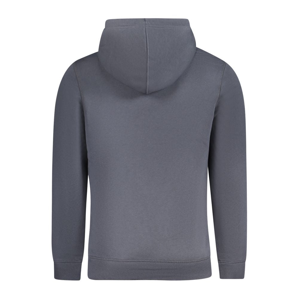 Blauer Baumwollpullover für Herren