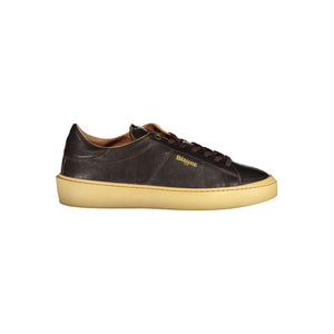 Braune Leder Herren Sneaker