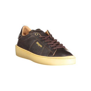 Braune Leder Herren Sneaker