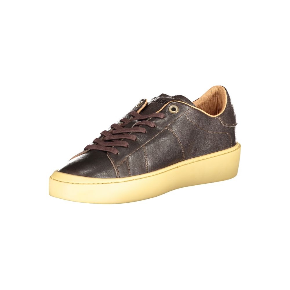 Braune Leder Herren Sneaker