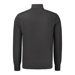 Schwarzer Wollpullover für Herren