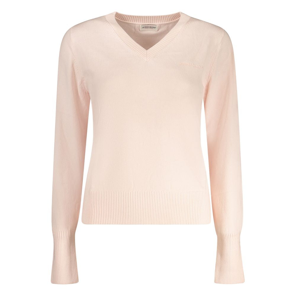 Rosa Polyester Damen Pullover
