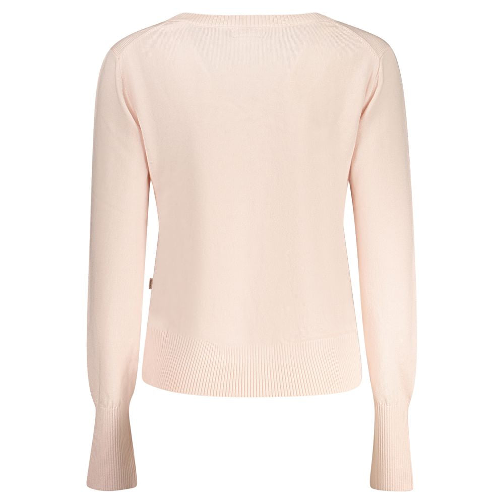 Rosa Polyester Damen Pullover