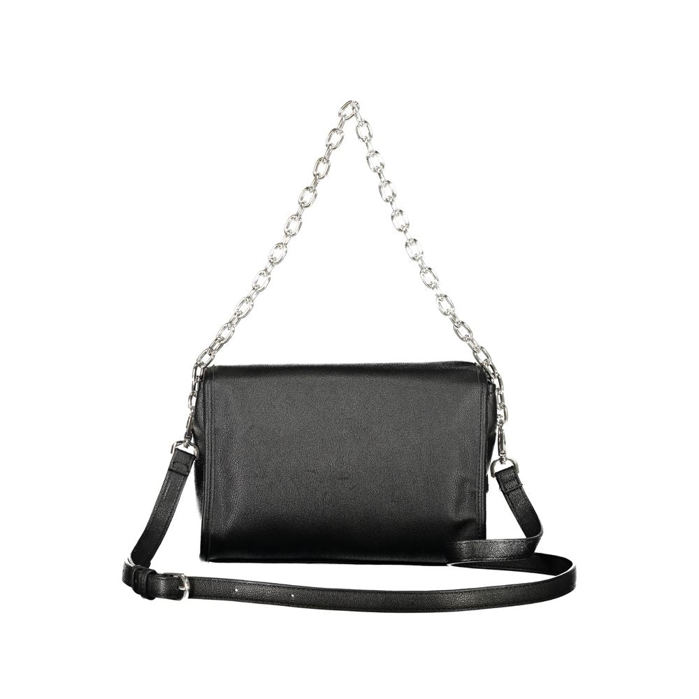 Schwarze Handtasche aus Polyethylen