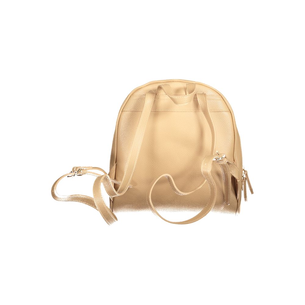 Beiger Rucksack aus Polyethylen