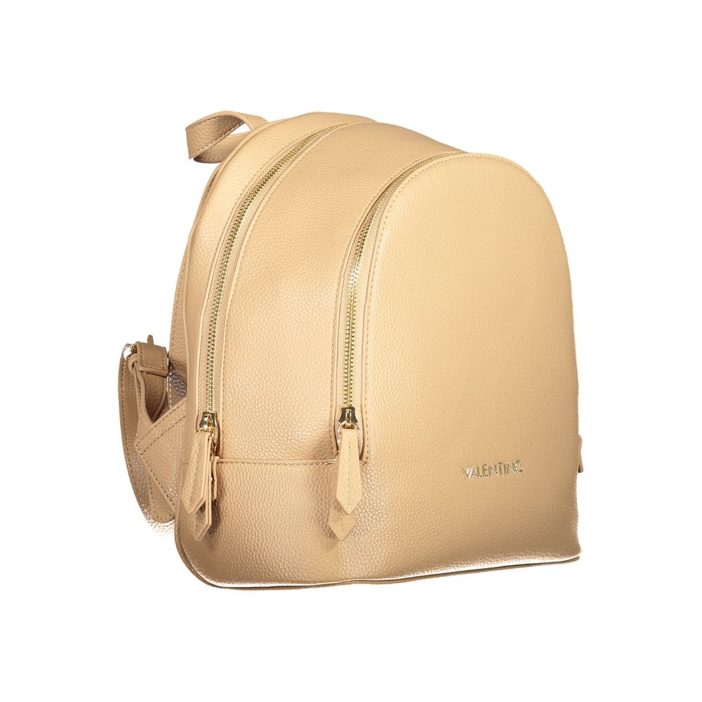 Beiger Rucksack aus Polyethylen