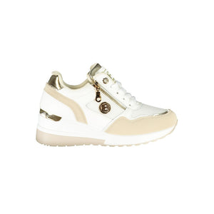 Beige Polyester Damen Sneaker