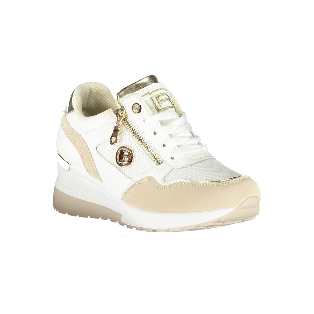 Beige Polyester Damen Sneaker