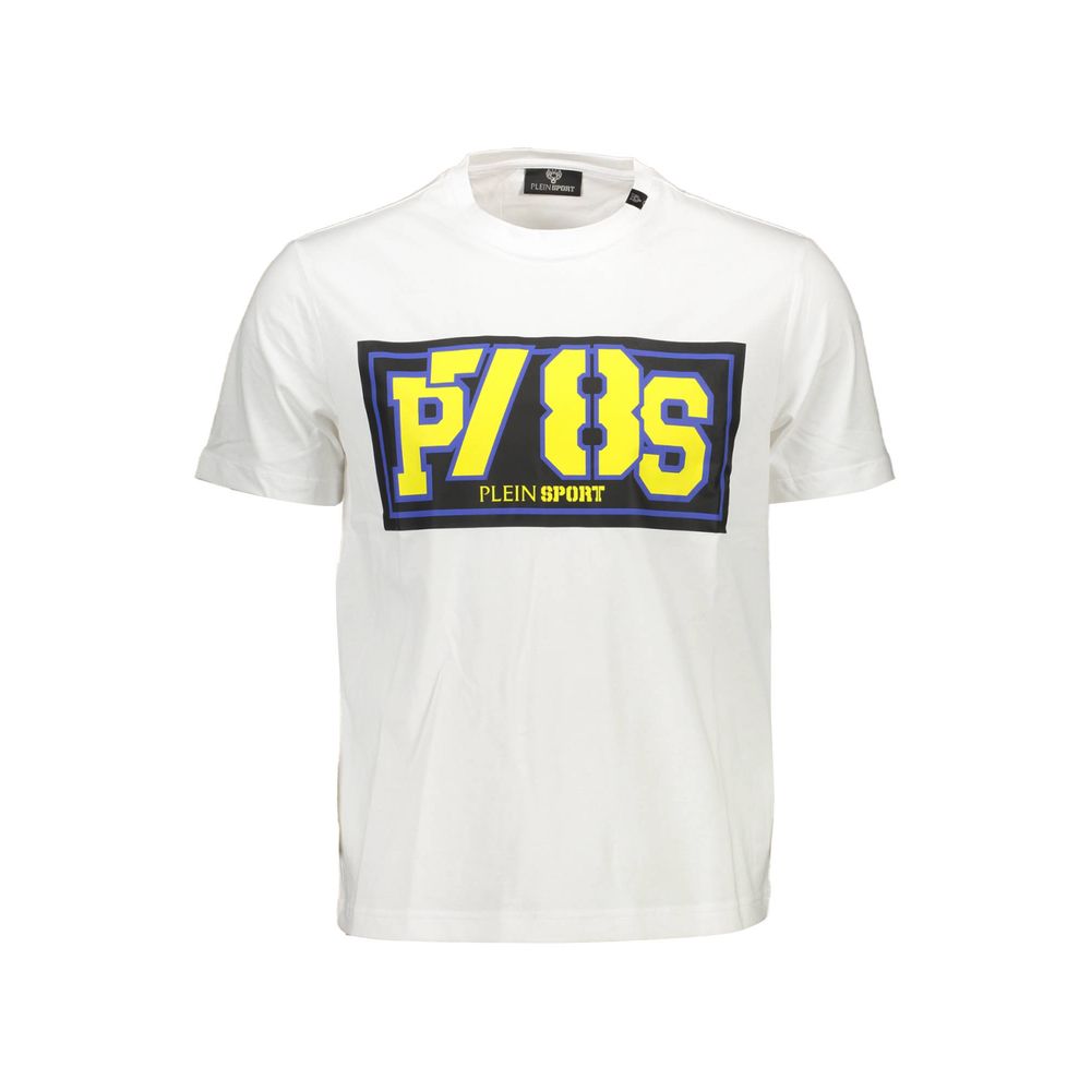 Weißes Herren-T-Shirt aus Baumwolle
