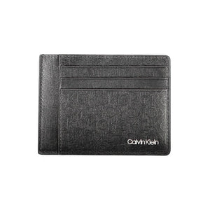Schwarze Polyester Herren Geldbörse