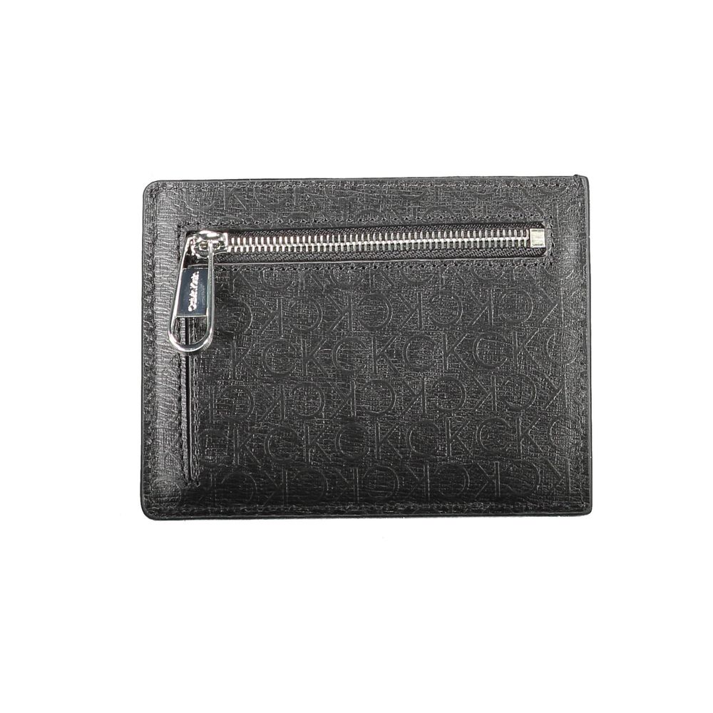 Schwarze Polyester Herren Geldbörse