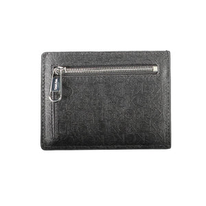 Schwarze Polyester Herren Geldbörse