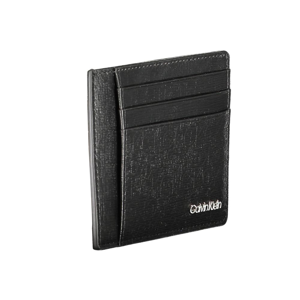 Schwarze Polyester Herren Geldbörse