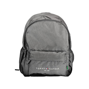 Schwarzer Polyester Herren Rucksack