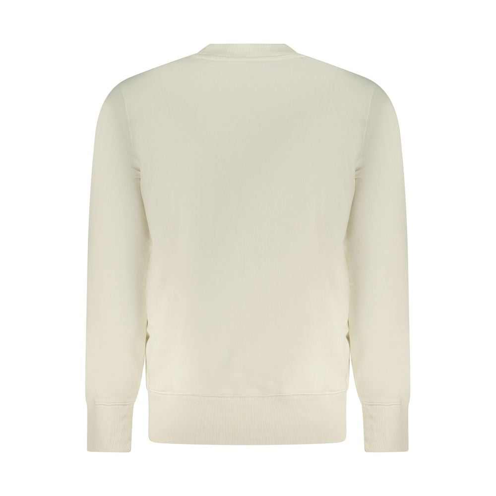 Beigefarbener Baumwollpullover