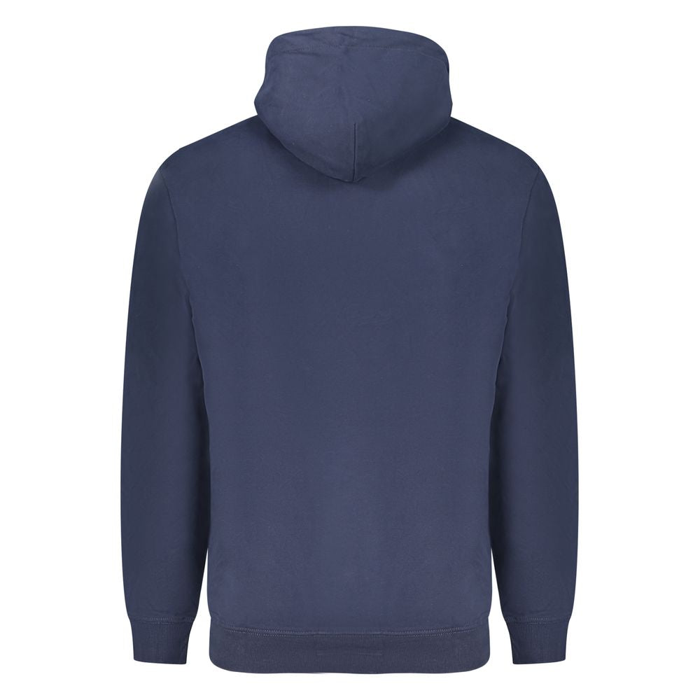 Blauer Baumwollpullover für Herren