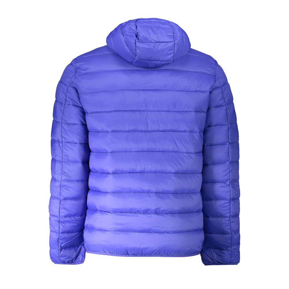 Blaue Polyamid-Herrenjacke