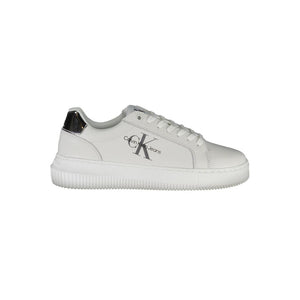 Weißer Polyester-Sneaker
