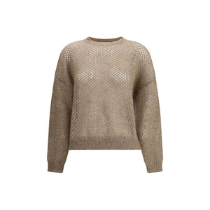 Perforierter Pullover