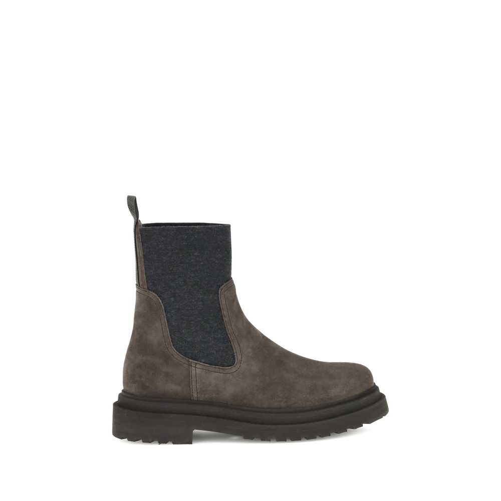 Wildlederstiefeletten