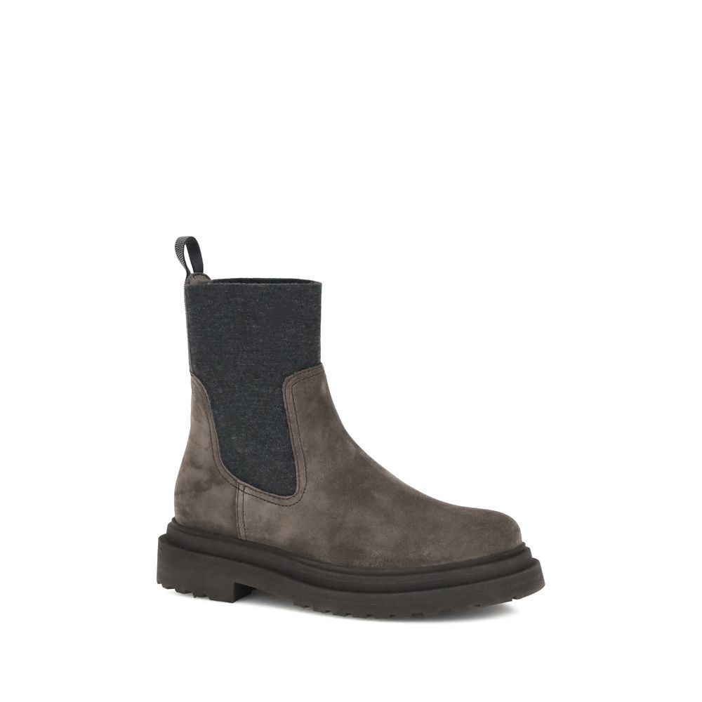 Wildlederstiefeletten