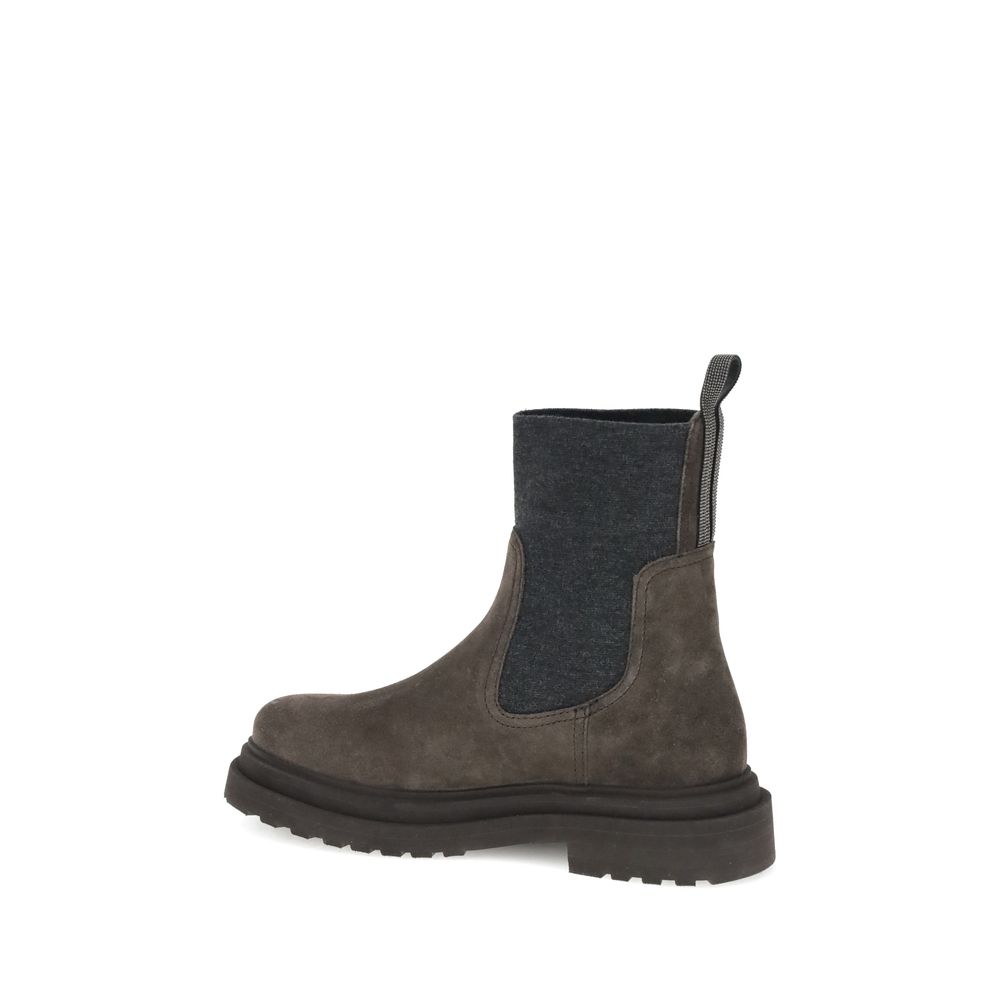 Wildlederstiefeletten