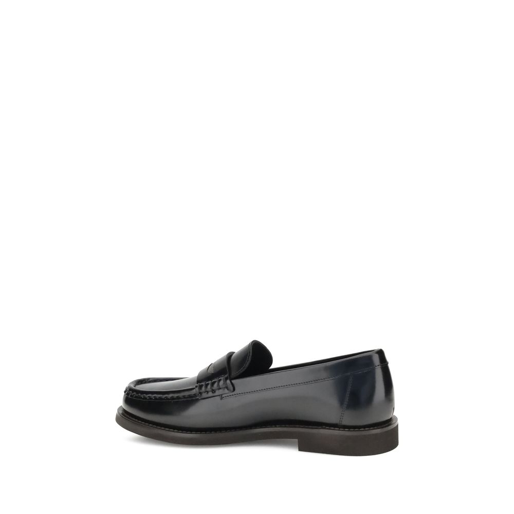 Leder-Loafer