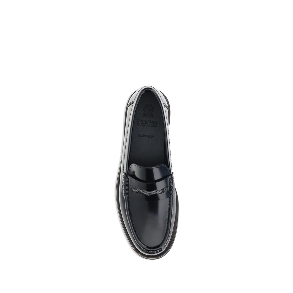Leder-Loafer