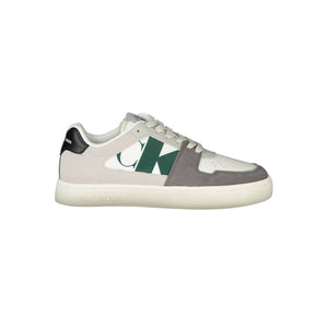 Weiße Polyester Herren Sneaker